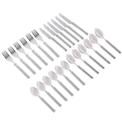 Menagere 24 pieces manche tube