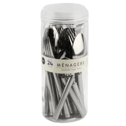 Menagere 24 pieces manche tube