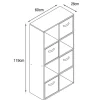 Meuble 8 cubes couleur bois