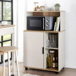 Meuble cuisine creme / bois