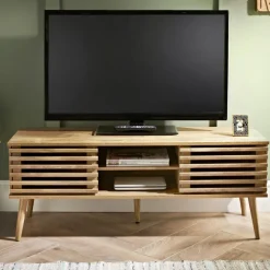 Meuble tv portes coulissantes