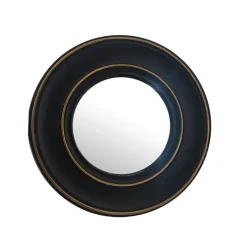 Miroir convex bord noir