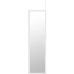 Miroir de porte blanc 30x120cm
