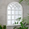 Miroir ext 50x70cm arches blanc