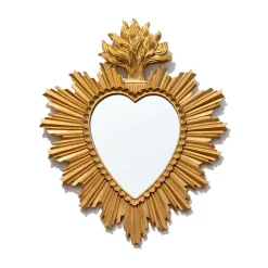 Miroir ex voto coeur m