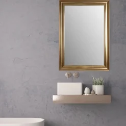 Miroir oslo 88x63cm or