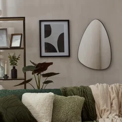 Miroir ovoide metal