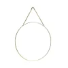 Miroir rond dore