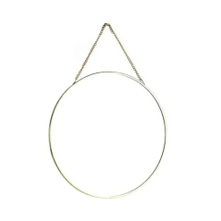 Miroir rond dore