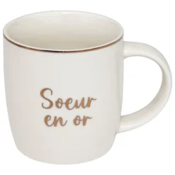 Mug m famille en or 34cl