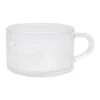 2 mugs en verre motif tournesol