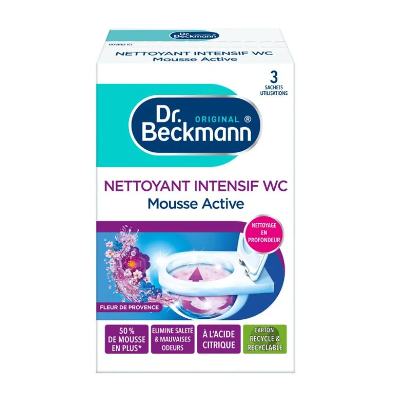 Nettoyant wc intensif mousse x3