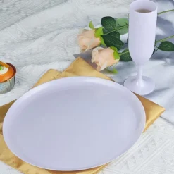 Pack de 4 assiettes plastiques d