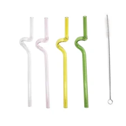 4 pailles torsadees + goupillon