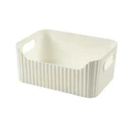 Paniere de rangement blanc
