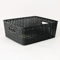 Paniere de rangement chevron
