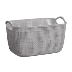 Paniere rectangulaire effet lin