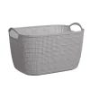 Paniere rectangulaire effet lin