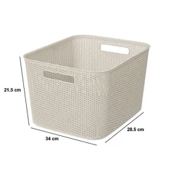 Panier 19l lin crochy