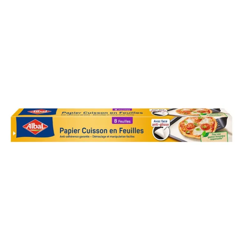 Papier cuisson 8 feuilles