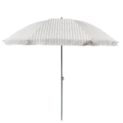 Parasol imprimes bleu-blanc 1.8m