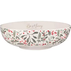 Pasta bol fleuris noel