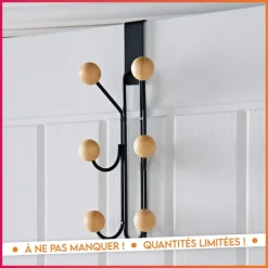 Patere de porte 6 crochets