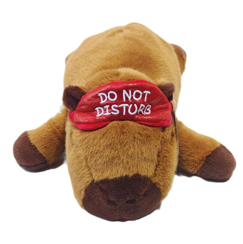 Peluche capybara dormant