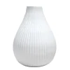 Petit vase rond strie