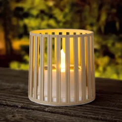 Photophore solaire panier