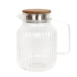 Pichet en verre strie 1.5l