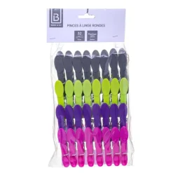 Pinces a linge x32 rondes