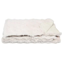 Plaid bubble beige 130x160cm