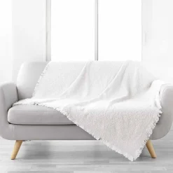 Plaid pia 125x150cm blanc