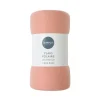 Plaid polaire 125x150 vieux rose