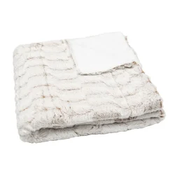Plaid tromso creme 130x160cm
