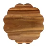 Planche fleur en acacia 30cm