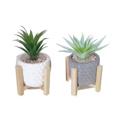 Plante grasse artificiel pot