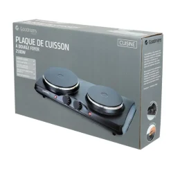 Plaque chauffante double