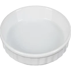 Plat creme brulee blanc d12.5cm