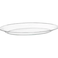 Plateau oval plastique reutilisa