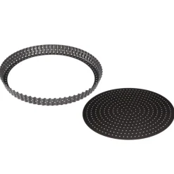Plat tarte fond amovible d28cm