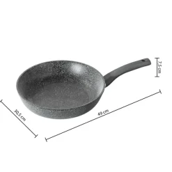 Poele 30 alu forge caractere