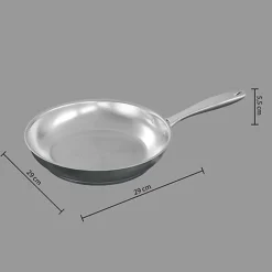 Poele 28cm inox resilience