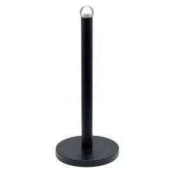 Porte essuie tout inox noir