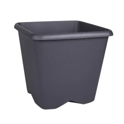 Pot carre chorus 20cm gris