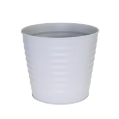 Pot decoratif en metal