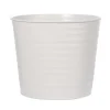 Pot decoratif xl en metal textur