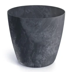 Pot effet beton anthra o24cm
