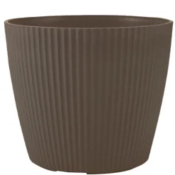 Pot plastique nervure o18cm